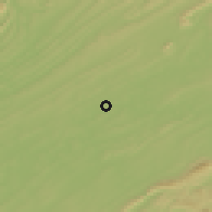 Shaded relief of the 55 km around Knoxville, drawn from the GMTED2010 grid