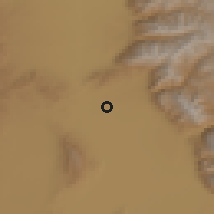 Shaded relief of the 53 km around Lehi, drawn from the GMTED2010 grid
