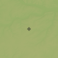 Shaded relief of the 54 km around Lenexa, drawn from the GMTED2010 grid