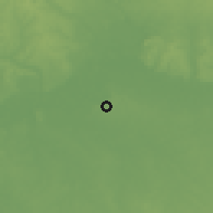 Shaded relief of the 56 km around Montgomery, drawn from the GMTED2010 grid