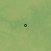 Shaded relief of the 55 km around Nashville, drawn from the GMTED2010 grid