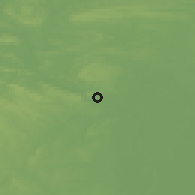Shaded relief of the 55 km around North Little Rock, drawn from the GMTED2010 grid