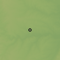 Shaded relief of the 56 km around North Richland Hills, drawn from the GMTED2010 grid
