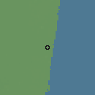 Shaded relief of the 57 km around Oakland Park, drawn from the GMTED2010 grid