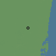 Shaded relief of the 57 km around Pembroke Pines, drawn from the GMTED2010 grid