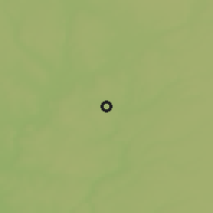 Shaded relief of the 53 km around Beavercreek, drawn from the GMTED2010 grid