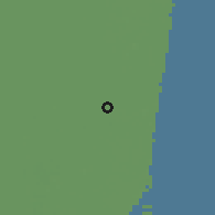 Shaded relief of the 57 km around Plantation, drawn from the GMTED2010 grid