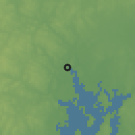 Shaded relief of the 53 km around Providence, drawn from the GMTED2010 grid