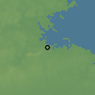 Shaded relief of the 53 km around Quincy, drawn from the GMTED2010 grid