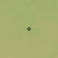 Shaded relief of the 52 km around Rochester, drawn from the GMTED2010 grid