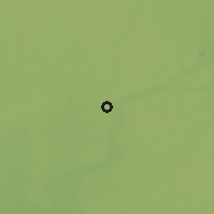 Shaded relief of the 53 km around Romeoville, drawn from the GMTED2010 grid
