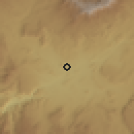Shaded relief of the 54 km around Saint George, drawn from the GMTED2010 grid