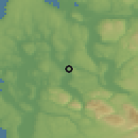 Shaded relief of the 51 km around Sammamish, drawn from the GMTED2010 grid
