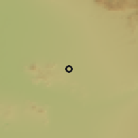 Shaded relief of the 55 km around San Tan Valley, drawn from the GMTED2010 grid