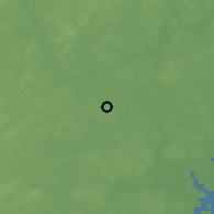 Shaded relief of the 52 km around Billerica, drawn from the GMTED2010 grid
