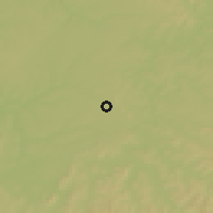 Shaded relief of the 55 km around Springdale, drawn from the GMTED2010 grid