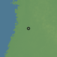 Shaded relief of the 57 km around Spring Hill, drawn from the GMTED2010 grid