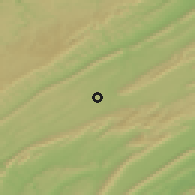 Shaded relief of the 53 km around State College, drawn from the GMTED2010 grid