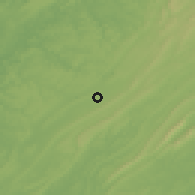 Shaded relief of the 55 km around Birmingham, drawn from the GMTED2010 grid