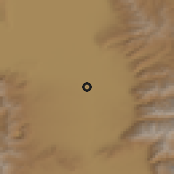 Shaded relief of the 53 km around Taylorsville, drawn from the GMTED2010 grid
