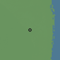 Shaded relief of the 57 km around Wellington, drawn from the GMTED2010 grid