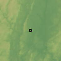 Shaded relief of the 53 km around West Hartford, drawn from the GMTED2010 grid