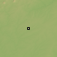Shaded relief of the 55 km around Winston-Salem, drawn from the GMTED2010 grid