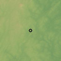 Shaded relief of the 53 km around Worcester, drawn from the GMTED2010 grid