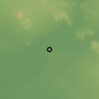 Shaded relief of the 56 km around Yuma, drawn from the GMTED2010 grid