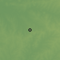 Shaded relief of the 56 km around Guichón, drawn from the GMTED2010 grid