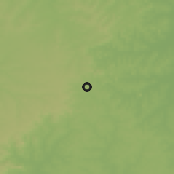 Shaded relief of the 56 km around Lagunón, drawn from the GMTED2010 grid