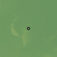 Shaded relief of the 55 km around Lascano, drawn from the GMTED2010 grid