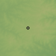 Shaded relief of the 55 km around Nico Pérez, drawn from the GMTED2010 grid