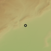 Shaded relief of the 54 km around Şerobod, drawn from the GMTED2010 grid
