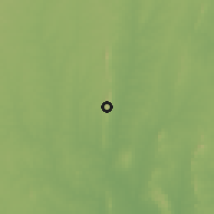 Shaded relief of the 60 km around Savalou, drawn from the GMTED2010 grid
