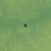 Shaded relief of the 60 km around Ciudad Bolívar, drawn from the GMTED2010 grid
