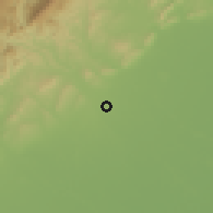 Shaded relief of the 60 km around Barinas, drawn from the GMTED2010 grid