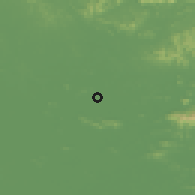 Shaded relief of the 58 km around Bắc Giang, drawn from the GMTED2010 grid
