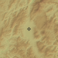 Shaded relief of the 58 km around Điện Biên, drawn from the GMTED2010 grid