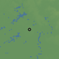 Shaded relief of the 60 km around Ho Chi Minh City, drawn from the GMTED2010 grid