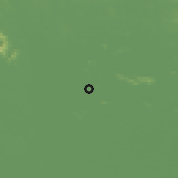 Shaded relief of the 58 km around Bắc Ninh, drawn from the GMTED2010 grid