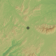 Shaded relief of the 58 km around Lạng Sơn, drawn from the GMTED2010 grid