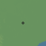 Shaded relief of the 58 km around Nam Định, drawn from the GMTED2010 grid