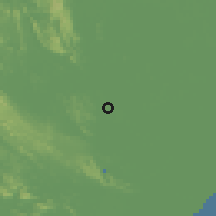 Shaded relief of the 58 km around Ninh Bình, drawn from the GMTED2010 grid