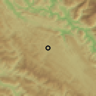 Shaded relief of the 58 km around Sơn La, drawn from the GMTED2010 grid