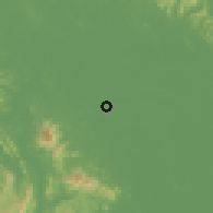 Shaded relief of the 58 km around Son Tay, drawn from the GMTED2010 grid