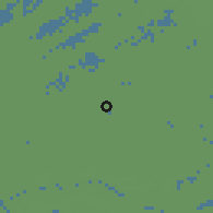 Shaded relief of the 60 km around Tân An, drawn from the GMTED2010 grid