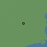 Shaded relief of the 58 km around Thái Bình, drawn from the GMTED2010 grid