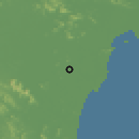 Shaded relief of the 59 km around Thanh Hóa, drawn from the GMTED2010 grid