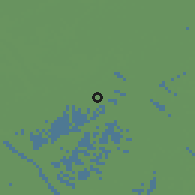 Shaded relief of the 60 km around Vĩnh Long, drawn from the GMTED2010 grid